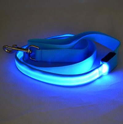 120cm Nylon Pet LED Dog Leash Night Safety LED Flashing Glow LED Pet Supplies