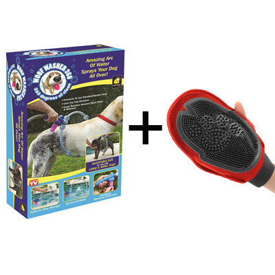 Pet Dog Cat Bathing Cleaner 360 Degree Shower Tool Kit