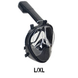 2017 Qiiwi New Arrival Snorkel Mask Full Face Design Snorkeling Diving Mask Anti-fog and Anti-leak Technology Water Sports