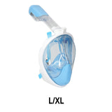 2017 Qiiwi New Arrival Snorkel Mask Full Face Design Snorkeling Diving Mask Anti-fog and Anti-leak Technology Water Sports