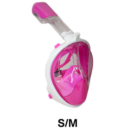 2017 Qiiwi New Arrival Snorkel Mask Full Face Design Snorkeling Diving Mask Anti-fog and Anti-leak Technology Water Sports