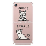 Pug dogs Attack Clear soft silicon case cover for Apple iphone 7 7plus 6 6S 6plus 6Splus 5S SE