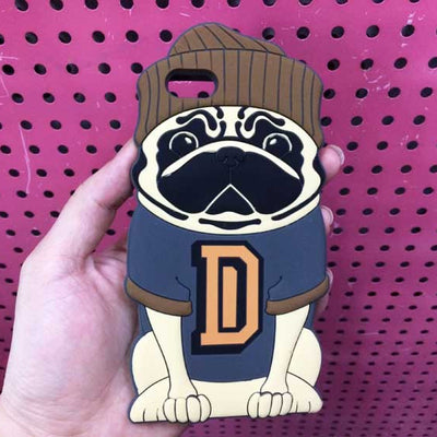 Pug Dog Silicone  iPhone 6 6s Case