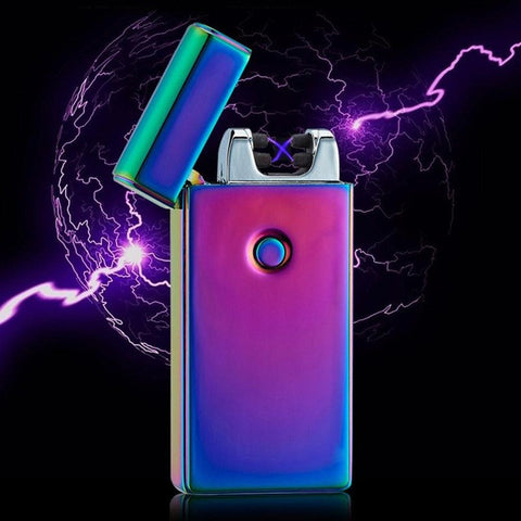 Dual Arc Electric USB Lighter Rechargeable Plasma