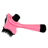 Pet Dog Cat Fur Hair Grooming Brush Self Quick Clean