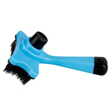 Pet Dog Cat Fur Hair Grooming Brush Self Quick Clean