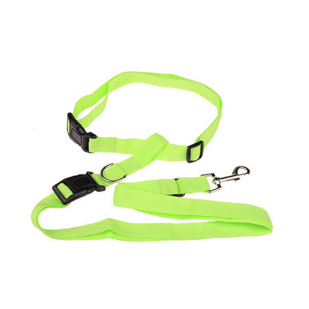 New waist pet dog leash running jogging puppy dog lead collar sport adjustable