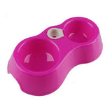 Dual Port Dog Food Dish feeder bowl