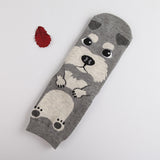 New Design women lovely dogs Socks cute cartoon sox South Korean style Fashion Cotton Printing Tube Socks floor meias Socks