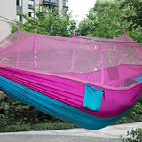 Hammock Single-person Folded Into The Pouch Mosquito Net Hammock