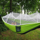 Hammock Single-person Folded Into The Pouch Mosquito Net Hammock