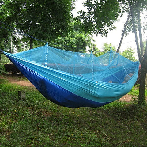 Hammock Single-person Folded Into The Pouch Mosquito Net Hammock