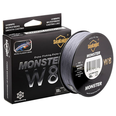 SeaKnight Braid Line 500M 8 Strands 0.16-0.50mm Super Strong Braided Fishing Line For Sea Fishing Wide Angle Technology