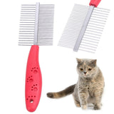 Stainless Steel Anti-static Pets Hair Grooming Two-sized