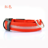 Nylon Pet Dog Collar LED Light Night Safety Light-up