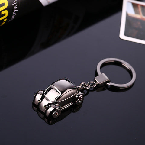 9.4CMCreative Metal lED Car Keychain car accessories Turbo Charger Key Chains Key Ring Holder Keyring Porte clef Gift Souvenirs