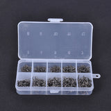 600pcs/lot Carbon Steel Fishing Hook Tackle Box 3# -12# 10 Sizes