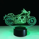 7 Colors Changing 3d Light display motorcycle