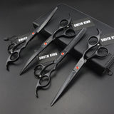 7.0 inch Professional pet grooming scissors Cutting scissor +2 curved scissor + thinning scissors 4 pieces Set