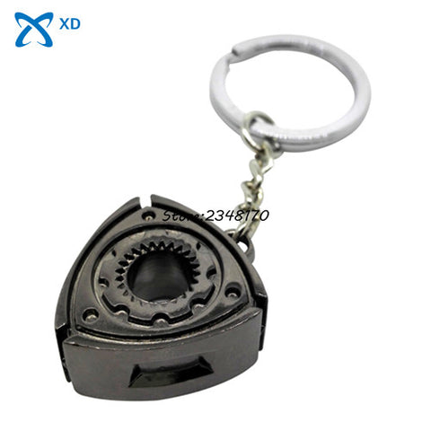 Mazda RX7 RX8 2 3 6 Rotary Wankel Engine Rotor Keychain