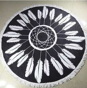 Large Microfiber  Round Beach Towels  /150cm