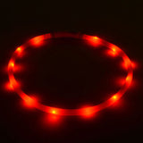 Dog Collar Led Lights Adjustable USB luminous Led Dog Collar USB charging