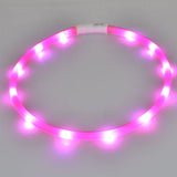 Dog Collar Led Lights Adjustable USB luminous Led Dog Collar USB charging