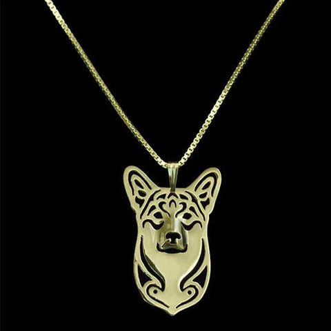 Leaping Animal Silver Plated Necklaces Dog Pitbull Charm For Pet Lovers Dog Jewelry Store