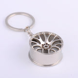 wheel rim model keychain