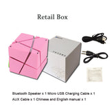 EDGE Portable Mini Bluetooth Speaker LED 3W Stereo Sound Box Mp3 Player Subwoofer Speakers Built-in 500mAh Battery