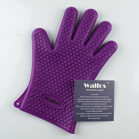 Cooking Baking BBQ glove Heat Resistant Silicone