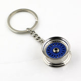 wheel hub model keychain