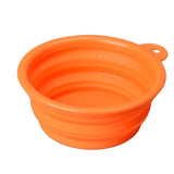 Silicone Collapsible Feeding Water Dish bowl