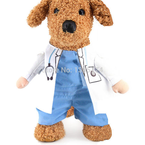 Small dog Doctor Dogs Costume Pet Clothes