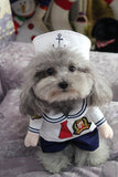 Funny Pet Costume Suit Dog Clothes Puppy Uniform Outfit Cat Clothing Nurse Doctor Policeman Pirate Cowboy Halloween Apparel 24