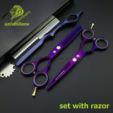 5.5" professional hair cutting shears cheap hair cutting scissors