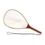 Fishing Net Mesh Wooden Handle Nylon / Rubber Landing