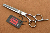 701# 6'' Japan Kasho TOP GRADE Hairdressing Scissors 440C 62HRC Bang Cut Barbers Cutting Scissors Thinning Shears