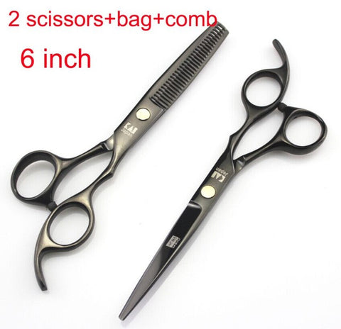 2 Scissors+Bag+Comb Japan High Quality 5.5/6.0 Inch Professional Hairdressing Scissors