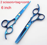 2 Scissors+Bag+Comb Japan High Quality 5.5/6.0 Inch Professional Hairdressing Scissors