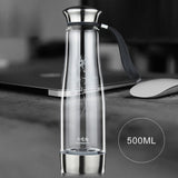 500ML Hydrogen Rich Ionizer Glass Water Bottle