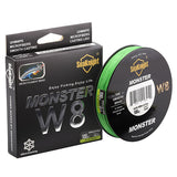 SeaKnight Monster W8 300M 8 Strands Fishing Line Multifilament Fishing PE Line 8 Weaves Strong Braided Wire 20LB 40LB 80LB 100LB