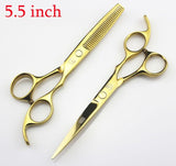 2 Scissors+1 bag Kasho 5.5/6 Inch High Quality Professional Hairdressing Scissors