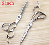 2 Scissors+1 bag Kasho 5.5/6 Inch High Quality Professional Hairdressing Scissors