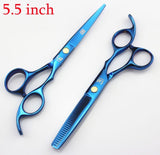 2 Scissors+1 bag Kasho 5.5/6 Inch High Quality Professional Hairdressing Scissors