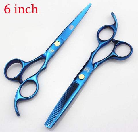 2 Scissors+1 bag Kasho 5.5/6 Inch High Quality Professional Hairdressing Scissors