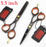 2 Scissors+1 bag Kasho 5.5/6 Inch High Quality Professional Hairdressing Scissors