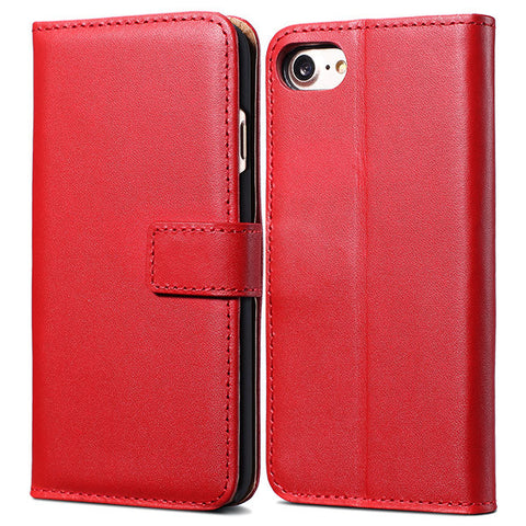 Leather Case For iPhone Plus Stand With Card Holder