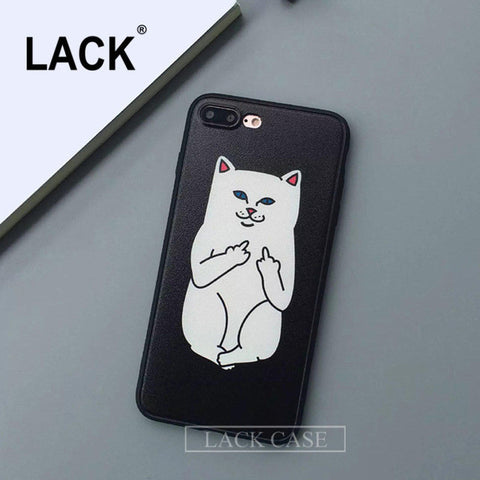 Funny Cartoon Cat Case For iphone 7 Case For iphone