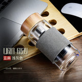 Tea Infuser Glass Cup Stainless Steel Filter borosilicate glass